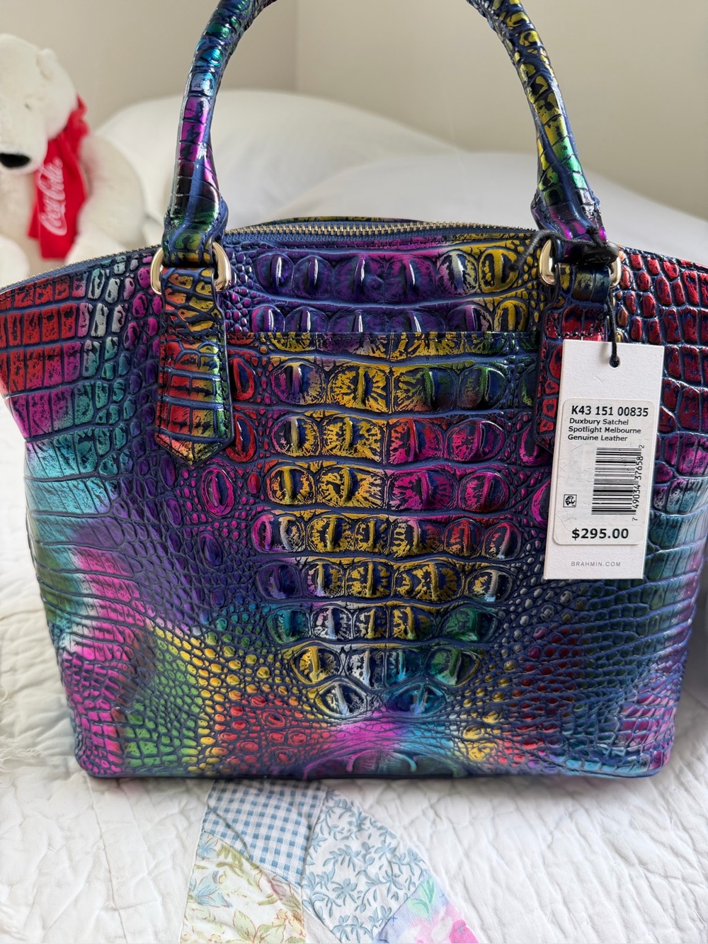 Brahmin Spotlight Medium Metallic Duxbury